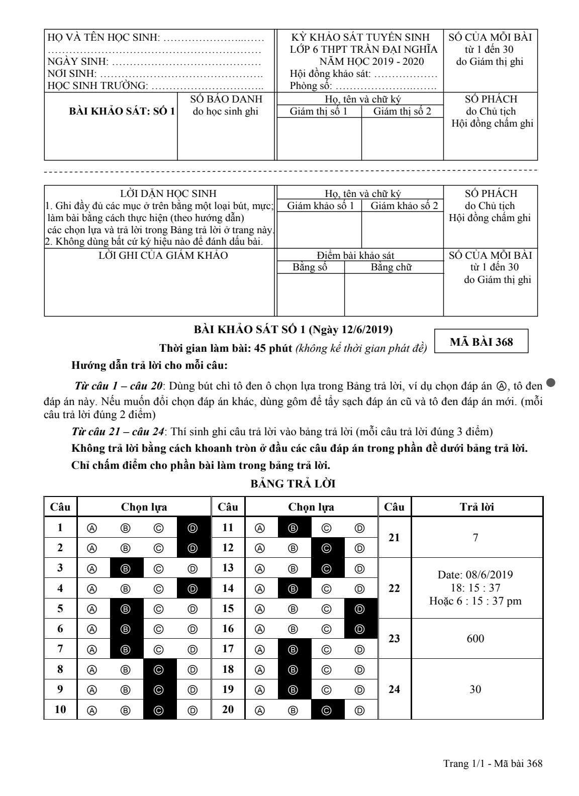 Answer TN